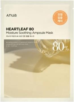 Anua Heartleaf 80 Moisture Soothing Ampoule Mask 27ml - Soothing Face Mask (27 ml)