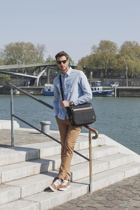 Image du produit Exacompta Sac messenger ordinateur Exactive (14) - Noir (14", Universel)