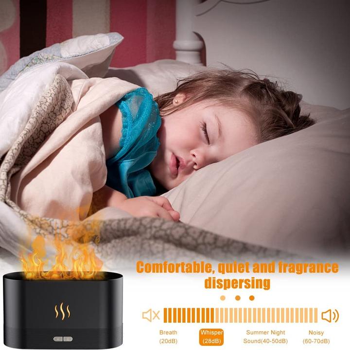 Actual product image PhoneLook Humidificateur cheminée vapeur effet feu LED
