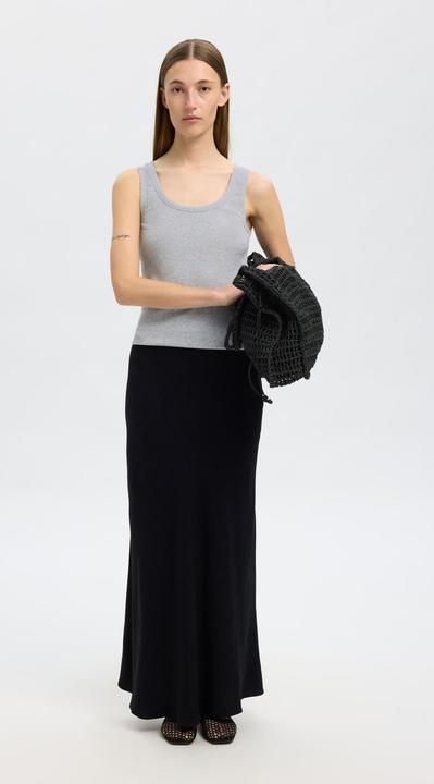 Actual product image Selected Femme Rippmuster Baumwoll Tanktop (XL)