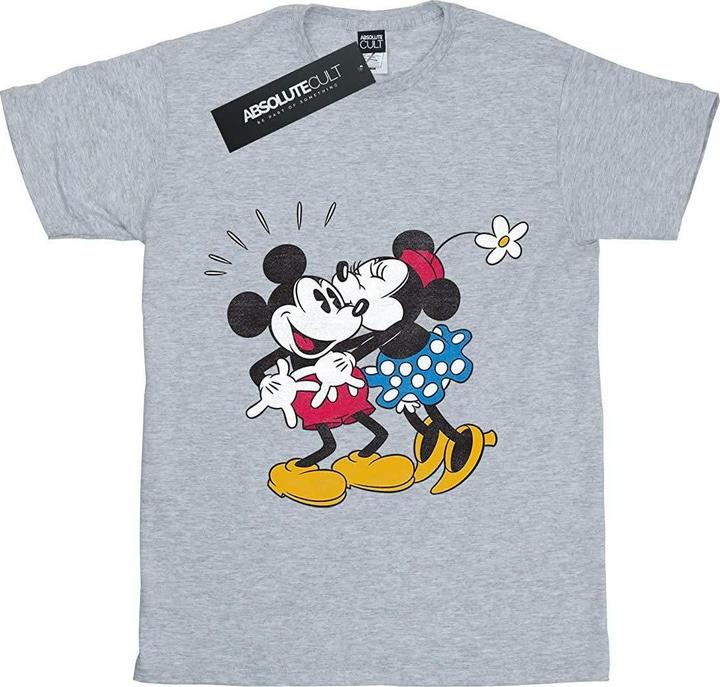 Immagine prodotto Disney Mickey Mouse Mickey And Minnie Kiss Maglietta Ragazze (140, 146)