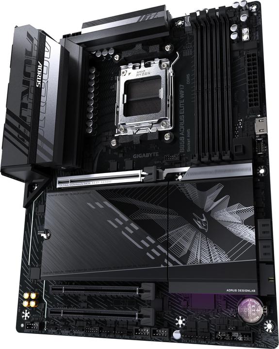 Image du produit Gigabyte B850 AORUS ELITE WIFI7 (AM5, AMD B850, ATX)