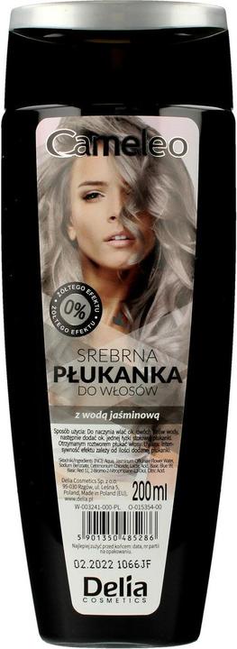 Delia Cosmetics Cameleo - Hair rinse with jasmine water 01 Silver 200ml (200 ml, Flüssiges Shampoo)