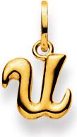 Immagine prodotto Natsumi Schmuck Ciondolo lettera U in oro giallo 18K/750 (Oro giallo 750/18 K Oro giallo)