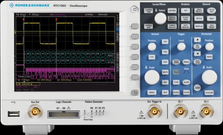 Image du produit Rohde & Schwarz RTC1000 Oscilloscope, 70 MHz, 2ch