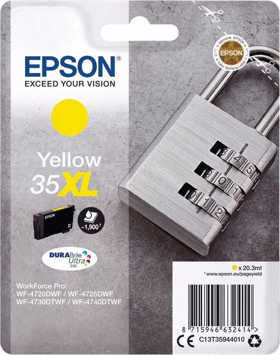 Image du produit Epson 35XL DuraBrite Ultra (Y)