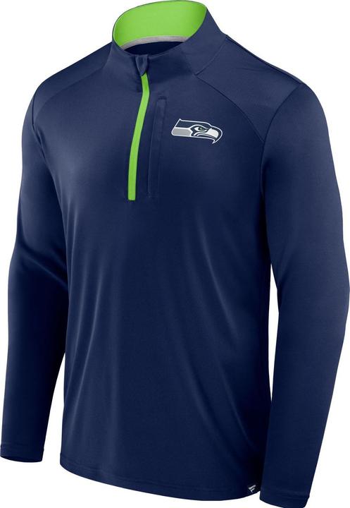 Actual product image Fanatics Seattle Seahawks NFL Half-Zip Sweatshirt navy - S (S)