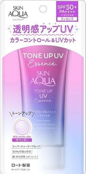 Actual product image Rohto Pharmaceutical Skin Aqua Tone Up (Suntan cream, SPF 50+, 80 g)