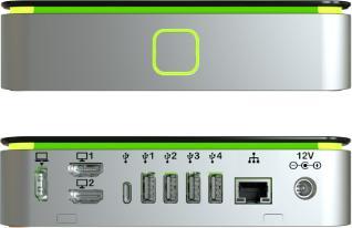 Produktbild KAC-CU-200-B05 - KAC-CU-200 MTR/Android mini-PC + KAC-TCH-10 touchpanel bundle