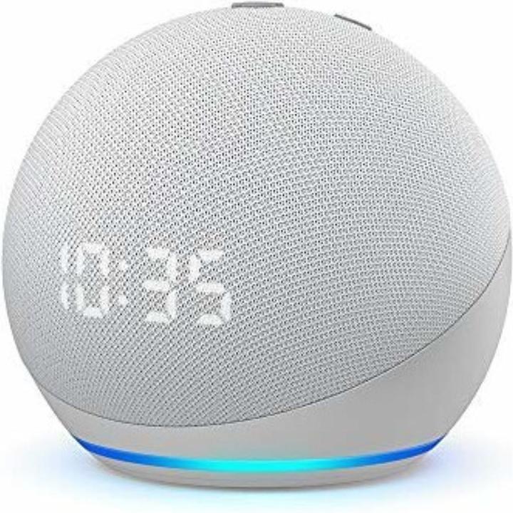Amazon Echo Dot (4. Gen.) mit Uhr (Amazon Alexa)