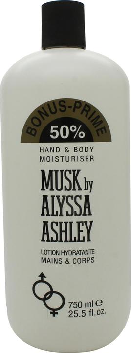 Actual product image Alyssa Ashley Musk Hand & Body Lotion (Body cream, 754 ml)