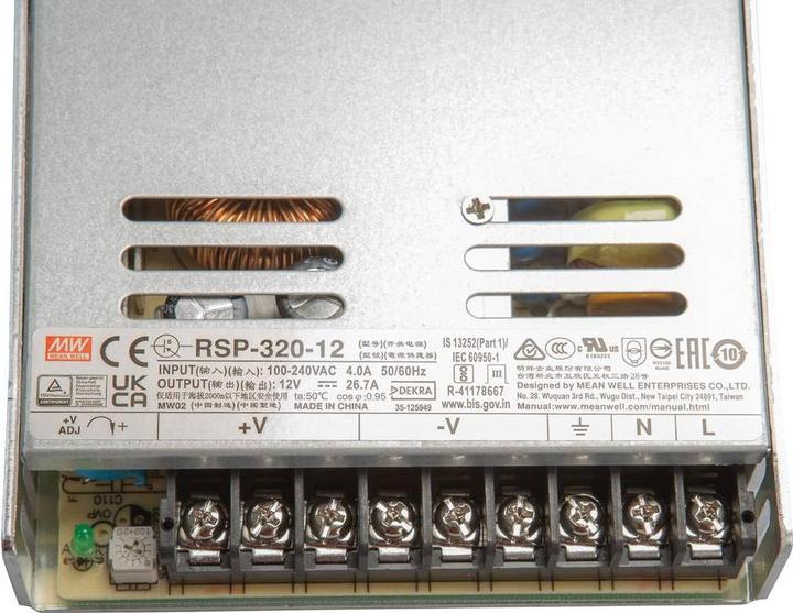 Produktbild MeanWell AC/DCNetzteilbaustein geschlossen (320 W)