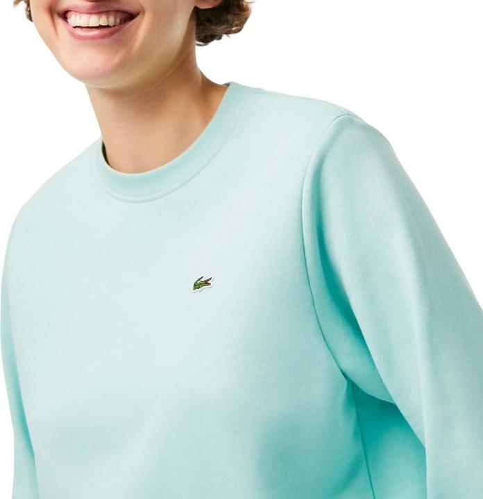 Actual product image Lacoste Womens/Ladies Fleece Crew Neck Relaxed Fit Sweatshirt (32 D)