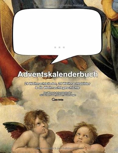 Produktbild Adventskalenderbuch 24 Weihnachtslieder, 24 Weihnachtsbilder & die Weihnachtsgeschichte