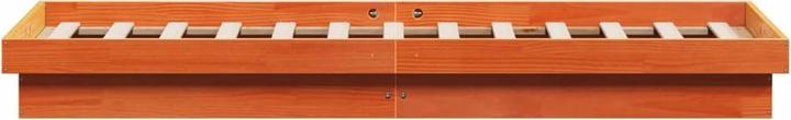 Image du produit VidaXL Bett mit LED-Beleuchtung Kiefer (140 x 190 cm)