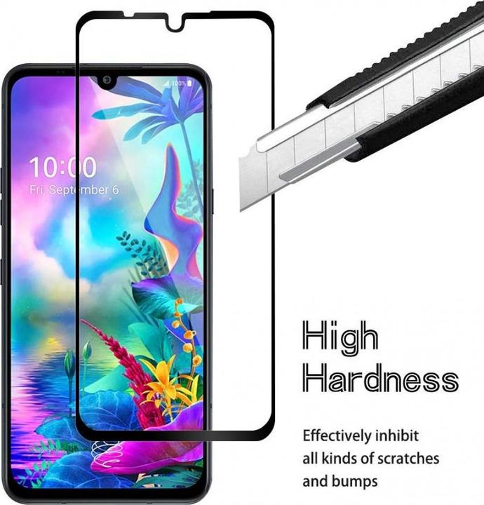 Actual product image Screenguard LG G8X ThinQ Full Screen Protective Glass Film 2.5D 9H (1 Piece, G8X ThinQ)