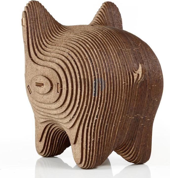 Produktbild Eco Wood Art Spardosen-Puzzle aus Holz - Schwein
