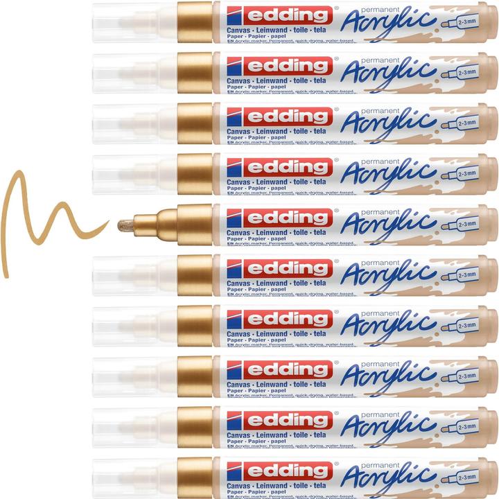 Actual product image Edding Acrylic marker 5100 Medium (Rich gold, 3 mm, 1 x)
