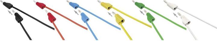 Voltcraft Highly flexible test leads SET 0.5 m 30 V/AC, 60 V/DC 10 A (0.50 m)