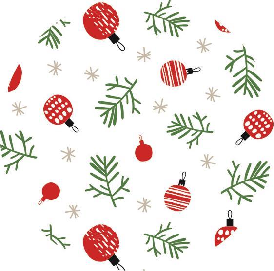 Immagine prodotto Ursus Biglietto fotografico con motivo "Palline di Natale", circa 49,5 x 68 cm (300 g/m², 1 x)