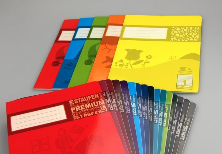 Actual product image Staufen Exercise book Premium Lineatur 20 blank DIN A4 without margin, 16 sheets (A4, Plain, Soft cover)