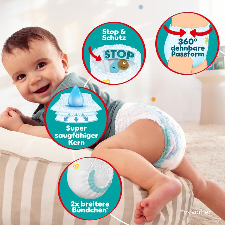 Actual product image Pampers Baby-Dry Pants (Size 5, Half month box, 86 Piece)