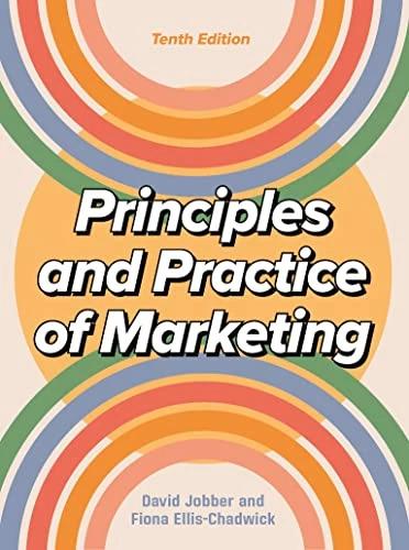 Immagine prodotto Principi e pratiche di marketing 10/e (Inglese, David Jobber, Fiona Ellis-Chadwick, 2023)