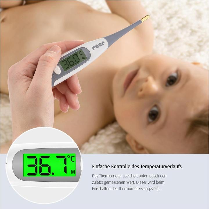 Actual product image Reer Digital fever thermometer ExpressTemp Pro (Armpit, Mouth, Rectal)