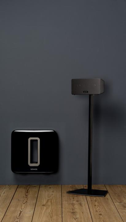 Actual product image Flexson Wallmount For SONOS SUB - blk (1 pcs., Wall installation, Not movable)