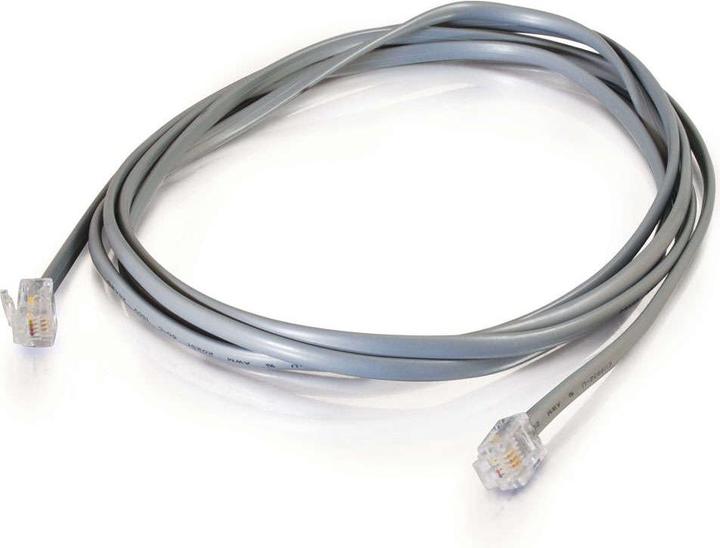 Produktbild C2G RJ11 6P4C Straight Modular Cable
