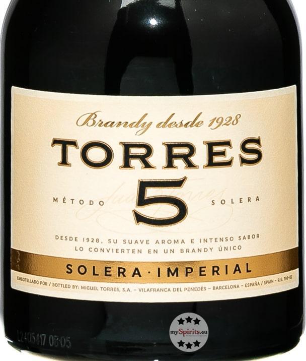 Image du produit Torres 5 ans 38% vol. 1l