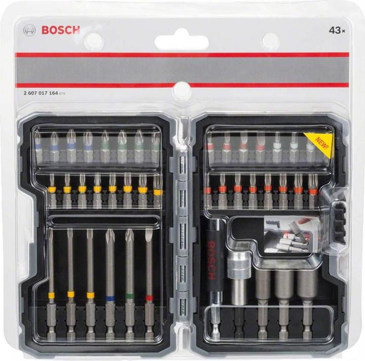 Immagine prodotto Bosch Professional Zubehör Set di punte per cacciavite (Presa esagonale TX M10, Esagono cavo TX M15, Presa esagonale TX M20, Presa esagonale TX M30, Croce Phillips PH M1, Croce Phillips PH M2, Esagono incassato TX M25, Presa esagonale TX M27, Esagono incassato TX M40, Croce Pozidriv PZ M1, Croce Pozidriv PZ M2, Croce Phillips PH M3, Croce Pozidriv PZ M3)