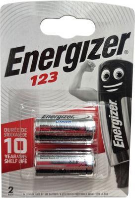 Image du produit Energizer 123 Lithium Photo (2 pcs, CR123A, 1500 mAh)
