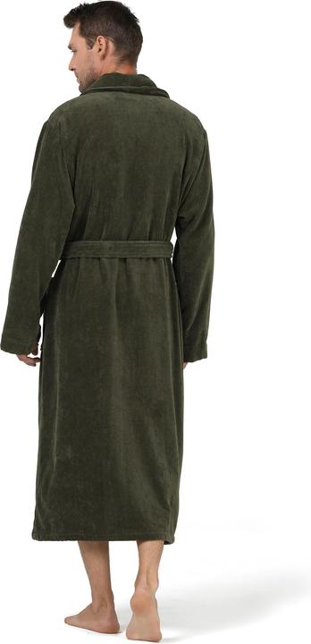 Actual product image Möve Homewear shawl collar coat green (L)