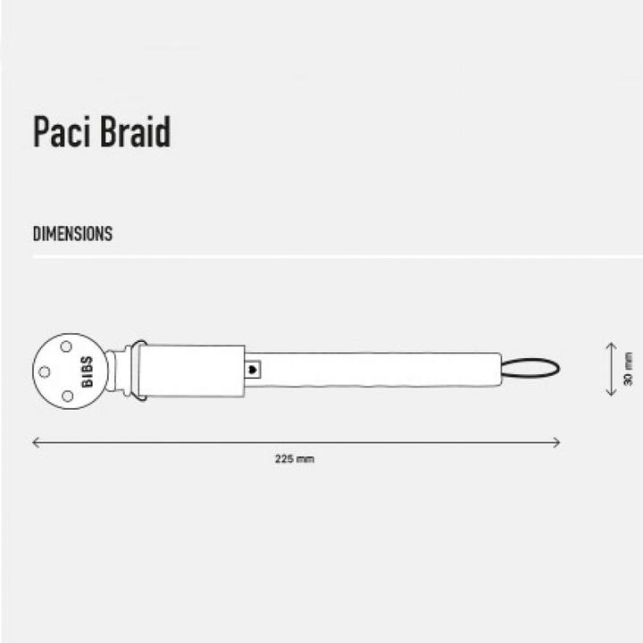 Produktbild Bibs Paci Braid (1 x)