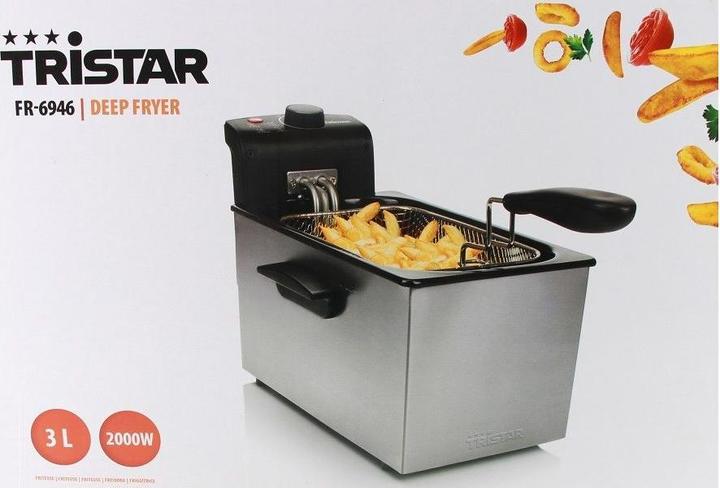 Actual product image Tristar Stainless steel deep fryer