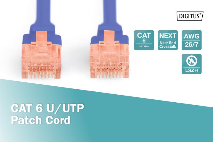 Immagine prodotto Digitus Cavo patch (U/UTP, CAT6, 1 m)