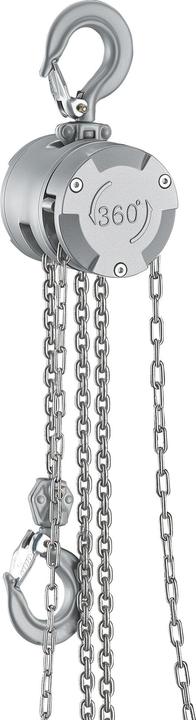 Produktbild Wiltec Kettenzug bis 500kg Handkettenzug 3m Hubhöhe Tragmittel Hebezeug Hebelzug