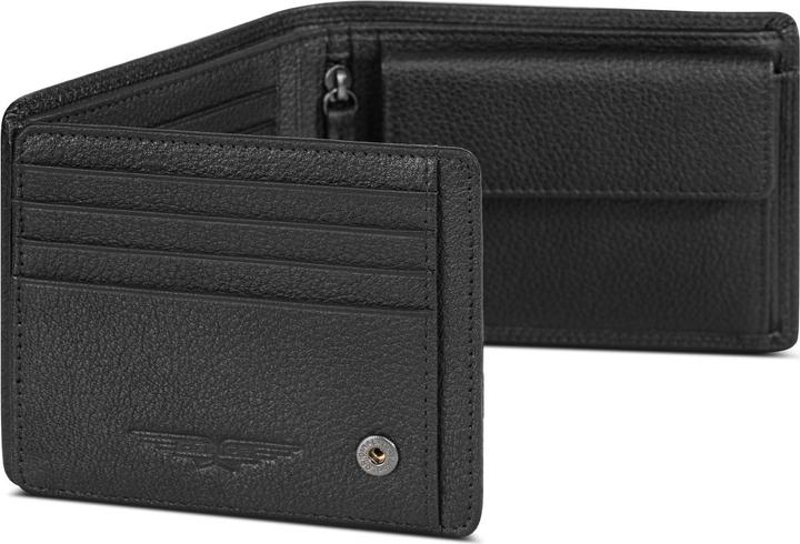 Immagine prodotto Police Geldbörse RFID Leder 12 cm ausklappbar mit Reissverschlussfach