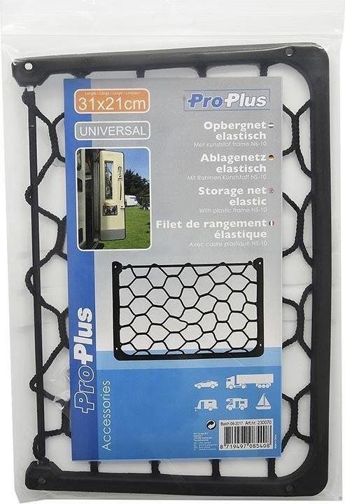 Image du produit ProPlus Filet de rangement élastique avec cadre plastique NS-10