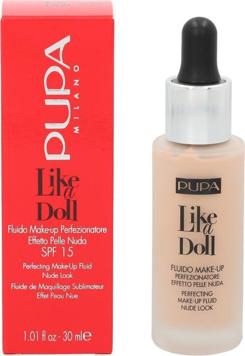 Actual product image Pupa Milano Like a Doll Fluid Light Beige (#020 Light Beige)