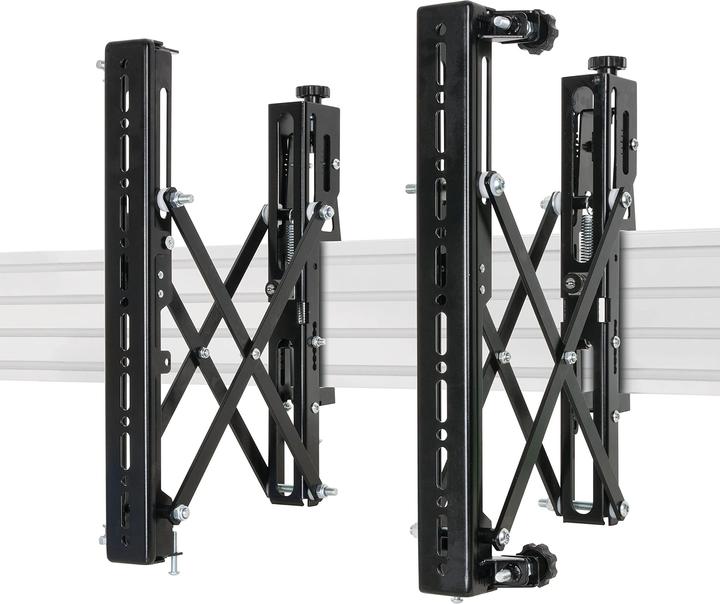 Actual product image b-tech BT8390-VESA400MAP - Interface adapter arm - Black - 50 kg - Rail - 165 (Wall, 70", 50 kg)