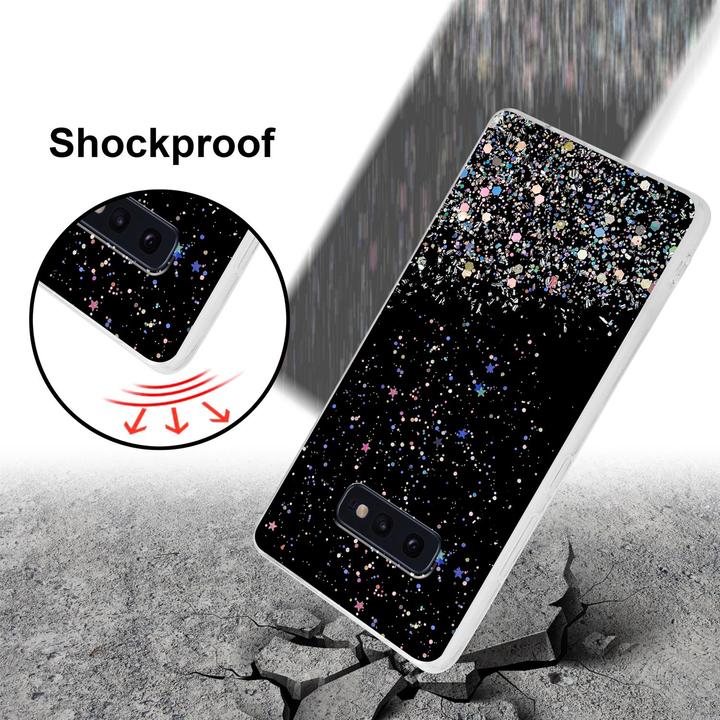Actual product image Cadorabo TPU cover sparkling glitter (Samsung Galaxy S10e)