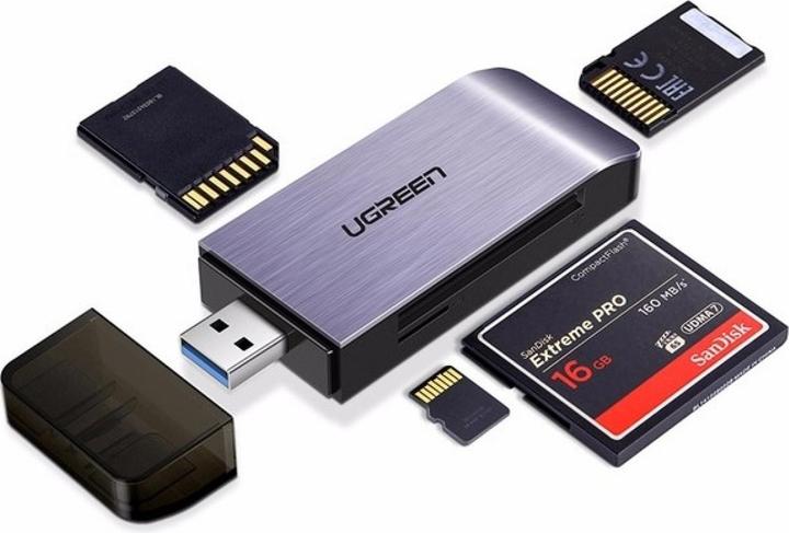 Actual product image Ugreen 4-in-1 Cardreader (USB 3.0)
