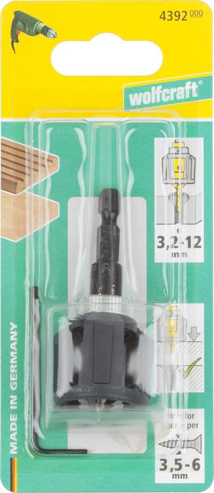 Actual product image wolfcraft Pilot drill (3.2-12 mm)