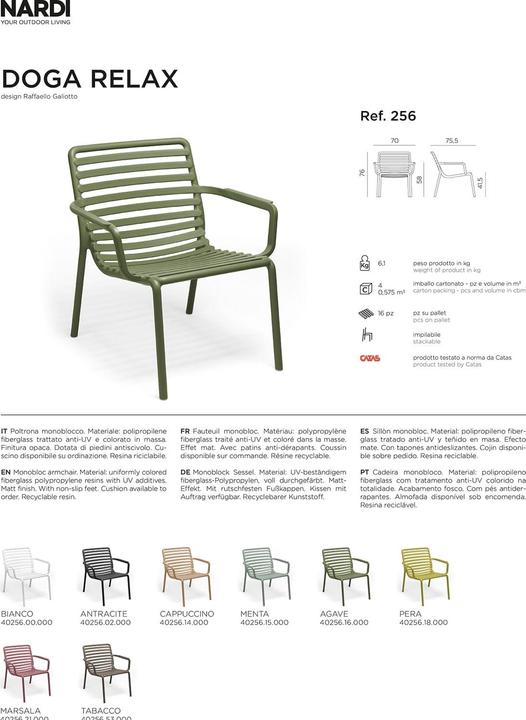 Immagine prodotto Nardi Doga Relax