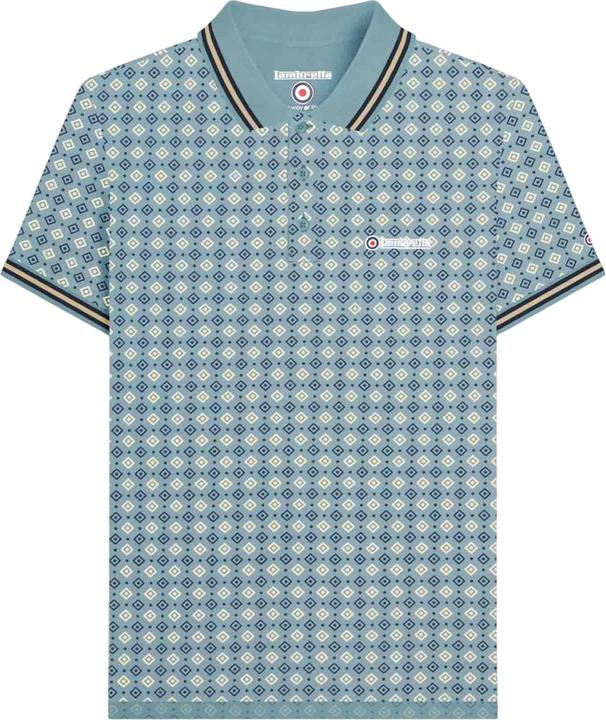 Immagine prodotto Lambretta SS25 Maglietta Polo Grande e Alto Geometrica Uomo (XXL)