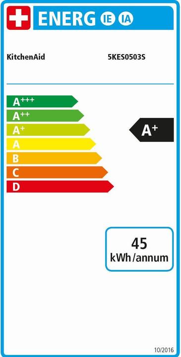 Energie-Label KitchenAid Artisan (NESPRESSO Original)