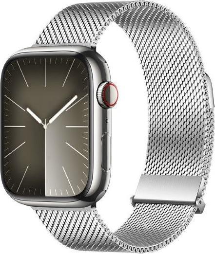 Produktbild Dux Ducis Milanese Pro Armband (40 mm, 38 mm, 41 mm, Edelstahl, Apple Watch Series 8, Apple Watch Series 5, Apple Watch SE (2022/2023), Apple Watch Series 7, Apple Watch Series 9, Apple Watch Series 4, Apple Watch Series 3, Apple Watch SE, Apple Watch Series 6)