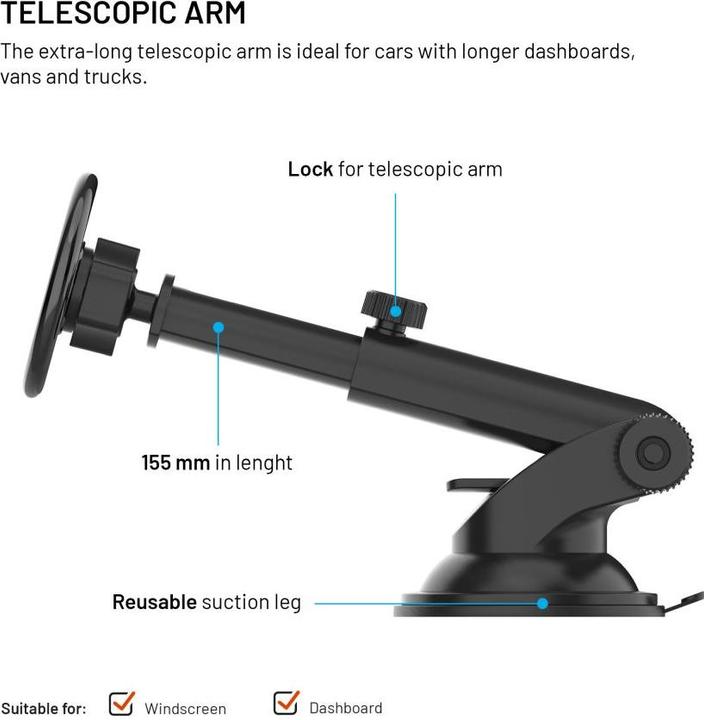 Image du produit Fixed MagMount XL, noir